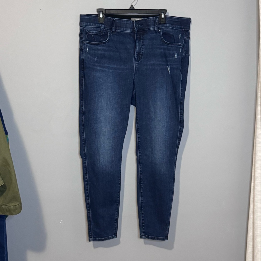 Torrid Dark Blue Skinny Jeans